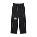 Contrast-Stitched Fleece Sweatpants